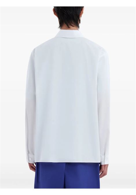 zip shirt man white MARNI | CUMU0297P0 USCT88LOW1